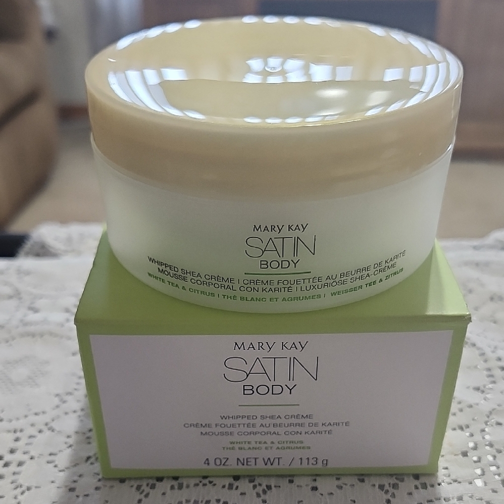 Mary Kay Satin Body Whipped Shea Creme 4 oz